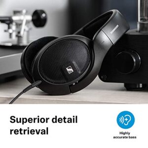 Sennheiser HD 560 S Over-The-Ear Audiophile Headphones - Neutral Frequency Response, E.A.R. Technology for Wide Sound Field, Open-Back Earcups, Detachable Cable, (Black) (HD 560S)