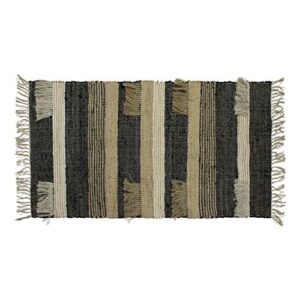 french connection home mitsiki 27"x45" moroccan accent rug, charcoal