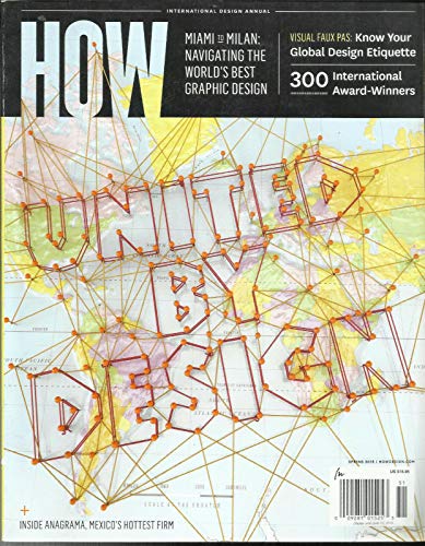 HOW INTERNATIONAL DESIGN ANNUAL MAGAZINE, UNITED BY DESIGN SPRING, 2015