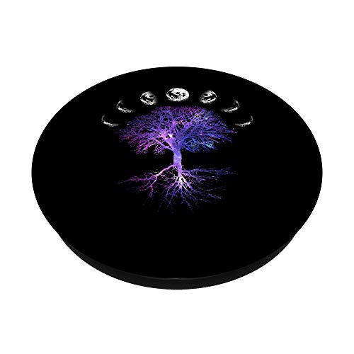 Phases of the Moon Tree of Life Chakra Spiritual Healing PopSockets PopGrip: Swappable Grip for Phones & Tablets