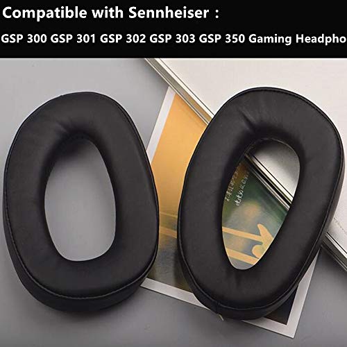 GSP 350 Earpads Replacement Ear Cushions Compatible with SENNHEISER GSP 300, GSP 301, GSP 302, GSP 303, GSP 350 Gaming Headphones