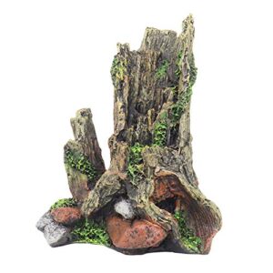 ulifery tree trunk aquarium decoration decaying log