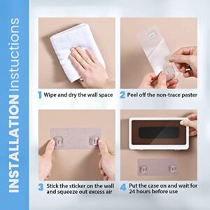 Spread Pixie Dust Shower Phone Holder Waterproof Upgraded Phone Shower Holder Wall Mount Bathroom TV Shower Gadget Shower Accessory Phone Mount iPhone Shower TV (White)