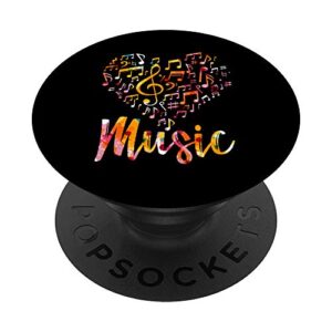 musician gift musical instrument music notes treble clef popsockets swappable popgrip