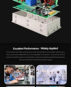 RD RD6018 DC Power Supply Variable Adjustable Lab Bench Power Supply Buck Converter Step Down Switching Regulated 4-Digital LCD Display 60V 12-18A 800W