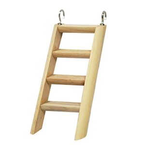 7 angry ants natural wood birdcage ladder wooden bird cage stepladder for parrot macaw parakeet cockatoo cockatiel lovebird