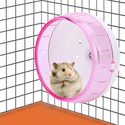 Hamster Exercise Wheel, Exercise Running Wheel Toy with Super Silent Roller for Small Pets Hamster Guinea Pig Chinchilla Rat Sugar Glider (#1)
