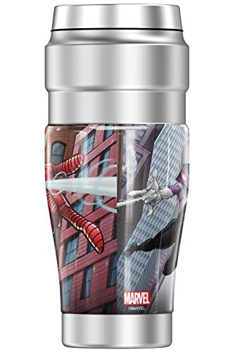 THERMOS MARVEL - Spider-Man Spider Team STAINLESS KING Stainless Steel Travel Tumbler, Vacuum insulated & Double Wall, 16oz