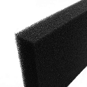 JIH Aquarium Filter Media Sponge Foam Coarse 19.5 x 4.75 x 1.5 inch, Fish Tank Cut to Fit Biochemical Filter Bio Sponge Pad