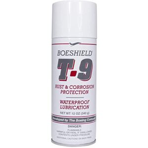 boeshield t-9 rust and corrosion protection/inhibitor and waterproof lubrication, 12 oz, size
