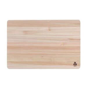 hinoki japanese cypress wood cutting board - large, ultra thin