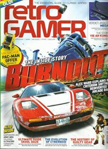 old retro gamer magazine, burnout issue, 2019 issue 194 no cd or dvd