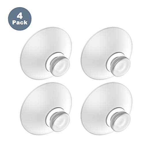 LOFTEK Silicone Suction Cups Without Hooks, 4packs