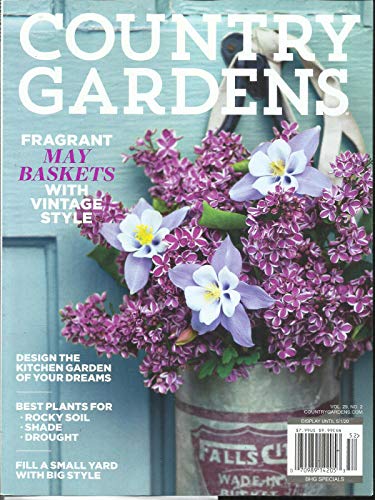 COUNTRY GARDENS MAGAZINE, FRAGRANT MAY BASKETS WITH VINTAGE STYLE, SPRING, 2020