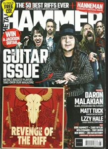 metal hammer magazine, the guitar issue august, 2018 no. 311 free cd