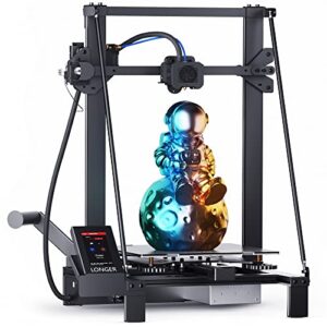longer lk5 pro 3d printer, diy fdm 3d printer with 4.3" color touch screen, fully open source, silent motherboard, filament run-out detection function, large print size 11.8x11.8x15.7 in