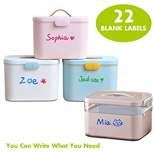 Hebayy 242 Cursive Laundry Room Organization Labels Printed Customizable Waterproof Tear-Resistant Stickers with Perforation Line for Bathroom Laundry Closet Farmhouse Containers Bins