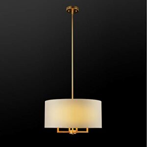 Globe Electric 60340 Emery Pendant Lighting, Matte Brass