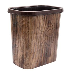 garneck rustic farmhouse wastebasket bin trash can decorative can for bathroom kitchen office dorm room laundry