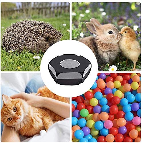 Suwikeke Small Animal Playpen, Breathable Pet Cage Tent, Foldable Portable Exercise Pet Fence, with Anti Escape Top Cover for Hamster Chinchillas Hedgehogs Guinea Pig Rabbits Kitten