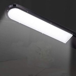 Led Light LED Desk Lamp Table Light Power Switch Button No Video No Blue Light Folding Non Slip Base Eye Caring Desk Lamp Kids (Color : Gray)