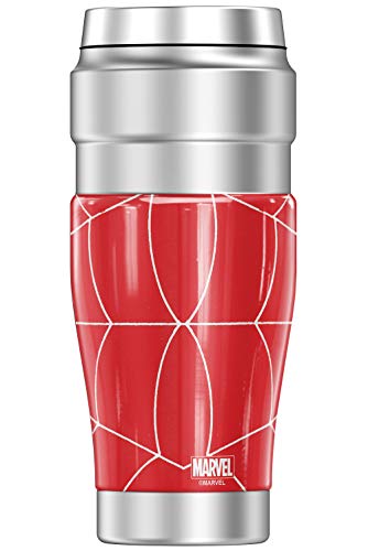 THERMOS MARVEL - Spider-Man Spider Mask STAINLESS KING Stainless Steel Travel Tumbler, Vacuum insulated & Double Wall, 16oz