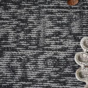 Furnish my Place Modern Indoor/Outdoor Commercial Black Rug, Modern Area Rug, Home Decor Mat, Pet-Friendly Carpet for Living Room, Playroom, Made in USA - 2' x 3' Rectangle
