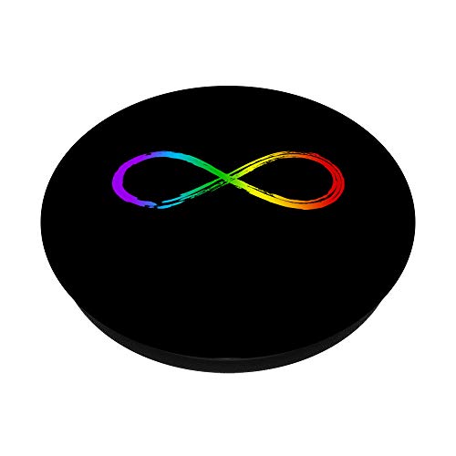 Infinity Symbol 8 LGBT Gay Pride Rainbow Math Eternity PopSockets Swappable PopGrip