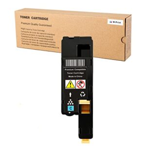 remanufactured 106r02756 toner cartridge replacement for xerox phaser 6022 6020 workcentre 6027 6025 toner cyan 1000 pages-1 pack by w-print