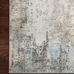 Loloi II Drift Collection DRI-04 Antique/Multi, Contemporary 3'-6" x 5'-6" Accent Rug