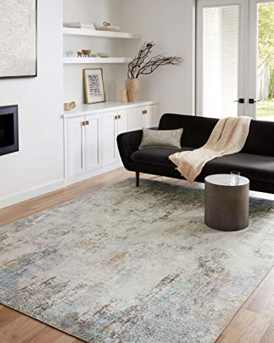 Loloi II Drift Collection DRI-04 Antique/Multi, Contemporary 3'-6" x 5'-6" Accent Rug