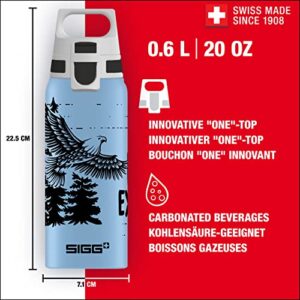 SIGG - Kids Water Bottle - WMB ONE Eagle - Leakproof - Lightweight - BPA Free - Sports & Bike - 20 Oz