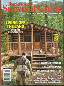 backwoods survival guide magazine, living off the land issue, 2020