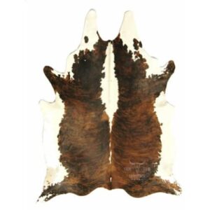 tomtom cowhides tricolor brindle natural leather rugs 6x6