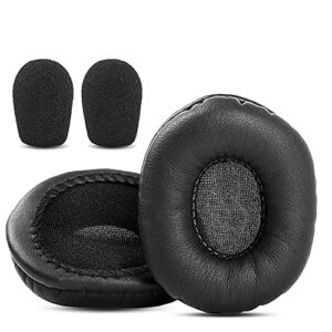 acoustics ac204 replacement earpad cups cushions compatible with cyber acoustics ac-104 ac-202b ac-204 ac-201 ac-840 ac-850 headset covers foam (style 2)