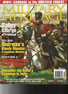military heritage magazine, saber charge may, 2017 vol.18 no. 6