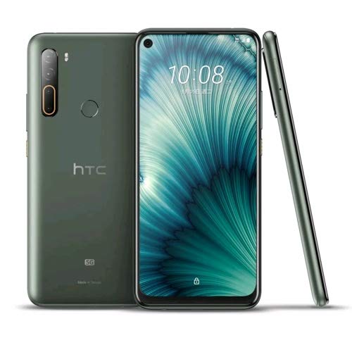 HTC U20 5G 2Q9F100 256GB 8GB RAM Factory Unlocked (GSM Only | No CDMA - not Compatible with Verizon/Sprint) International Version - Green