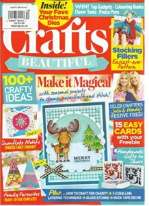 crafts beautiful magazine, 100 + crafty ideas december, 2016 issue,300