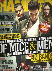 metal hammer magazine, the heavy metal bible april, 2015 all 3 free gifts