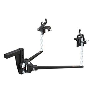 curt 17352 deep drop trunnion weight distribution hitch, up to 10k, 2-inch shank