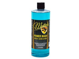 mckee's 37 power wash & wax (foam soap for automobiles & boats), 32 oz.