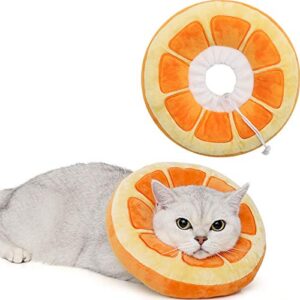 anwa adjustable cat cone collar soft, cute cat recovery collar, cat cones after surgery for kittens