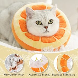 ANWA Adjustable Cat Cone Collar Soft, Cute Cat Recovery Collar, Cat Cones After Surgery for Kittens