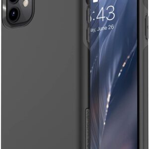 TEAM LUXURY Designed for iPhone 11 Case, Black [Ultra Impact Resist] [Anti-Scratch] Shockproof Protective Case for iPhone 11 Phone Case Cover (6.1”), (Black)