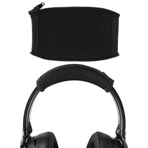 geekria headband cover compatible with skullcandy hesh 3, hesh evo - 92 blue wireless over-ear headphones, headband protector/headband padding/headband protector/easy installation