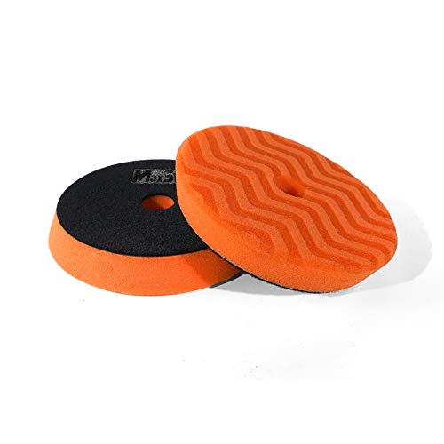 Maxshine AIO One-Step 5” Hook & Loop Polishing Foam Pad – All in One Single-Step Paint Corrections, Compatible with DA and Rotary Polishers