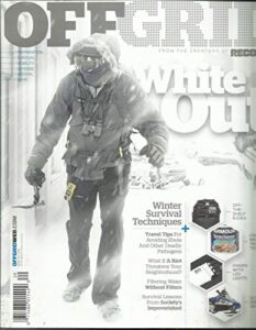 recoil off grid magazine, winter survival techniques winter, 2015,