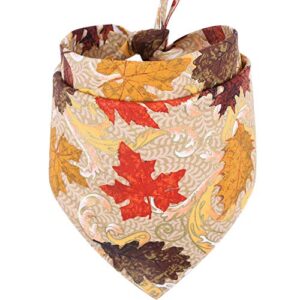 thanksgiving dog bandana fall autumn reversible triangle bibs scarf accessories for dogs cats pets
