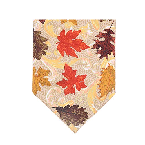 Thanksgiving Dog Bandana Fall Autumn Reversible Triangle Bibs Scarf Accessories for Dogs Cats Pets