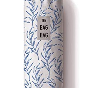 Tropical Leaves Grocery Bag Storage Holder, Grocery Shopping Bags Carrier,Plastic Bag Dispenser, Organizer Recycling Grocery Pocket Containers for Home and Kitchen,Gifts for Family 23x9 inch